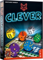 999 Games - Clever - Dobbelspel - Creëer kettingreacties door de juiste keuzes te maken - Gezelschapsspel - Familiespel - Strategiespel - Klein cadeautje