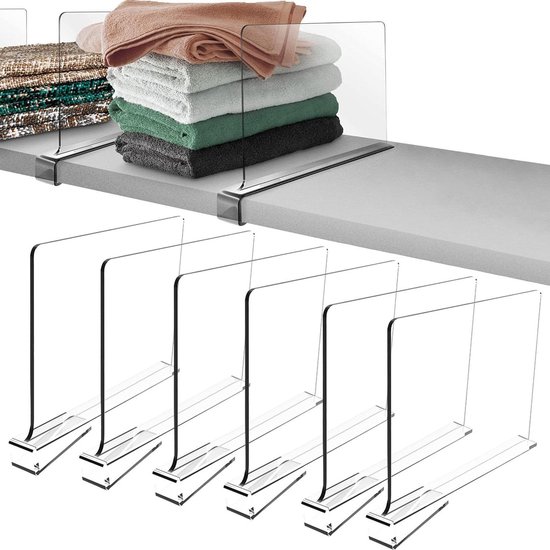 Factory Custom Clear Acryl Regal teiler Vertikale Geldbörse Organizer für Schran Factory Custom Clear Acryl Regal teiler Vertikale Geldbörse Organizer für Schran