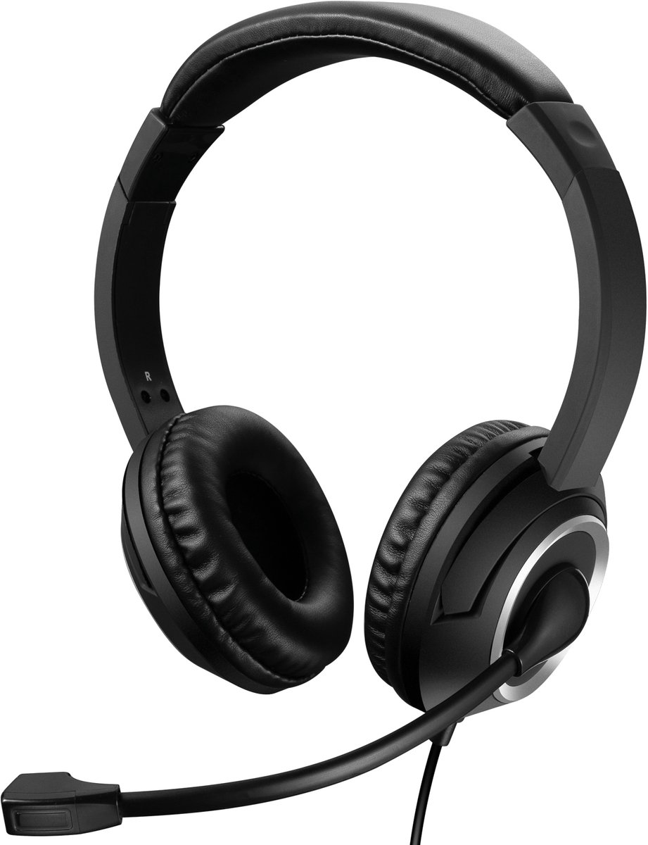 Sandberg - 126-15 - MiniJack Chat Headset - Zwart - Microfoon