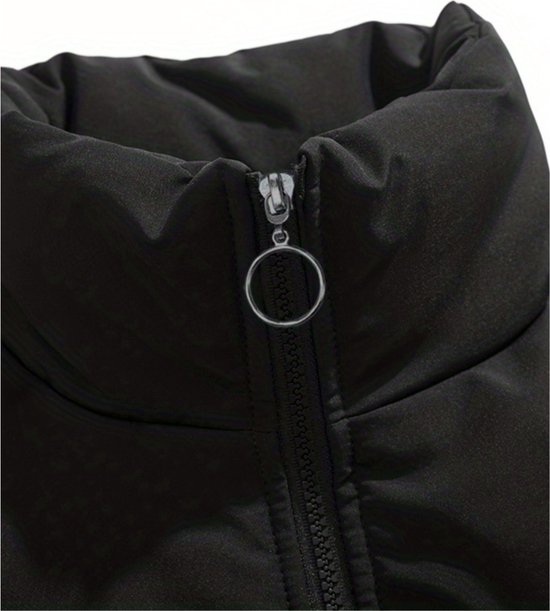 Bovista Veste d'hiver pour femme - Col fausse fourrure - Parka - Veste - Hiver - Adulte - Zwart - Taille S