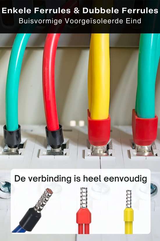 Ultimate Dubbelset: 1200 Elektrische Connectoren Voor Perfecte Krimpverbindingen (0.3-16mm²) — afbeelding 4