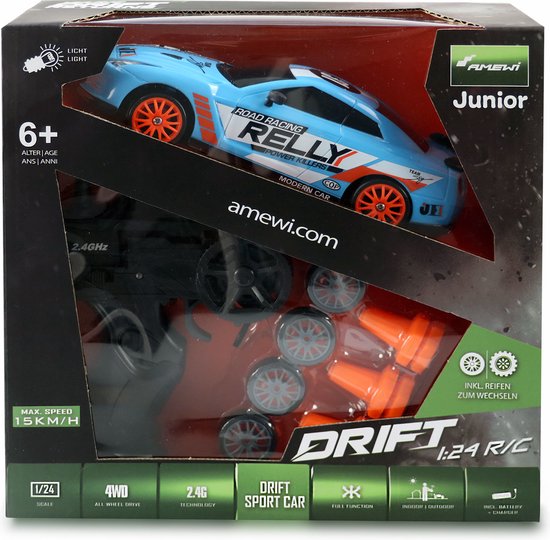 Foto: Rc bestuurbare nissan gtr drift car 1 24