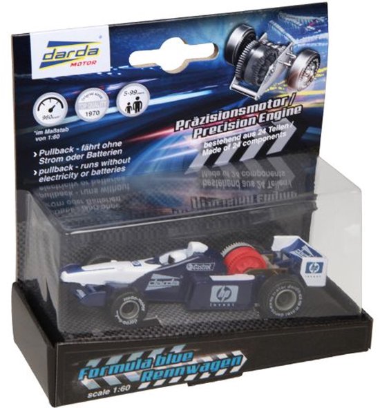 Darda Formule  1 Racewagen, blauw