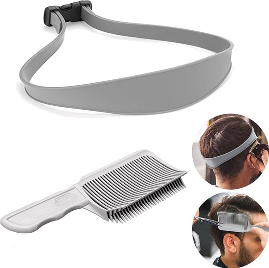 Verstelbare blend frend fade kam - mannen sjabloon - gebogen siliconen ...