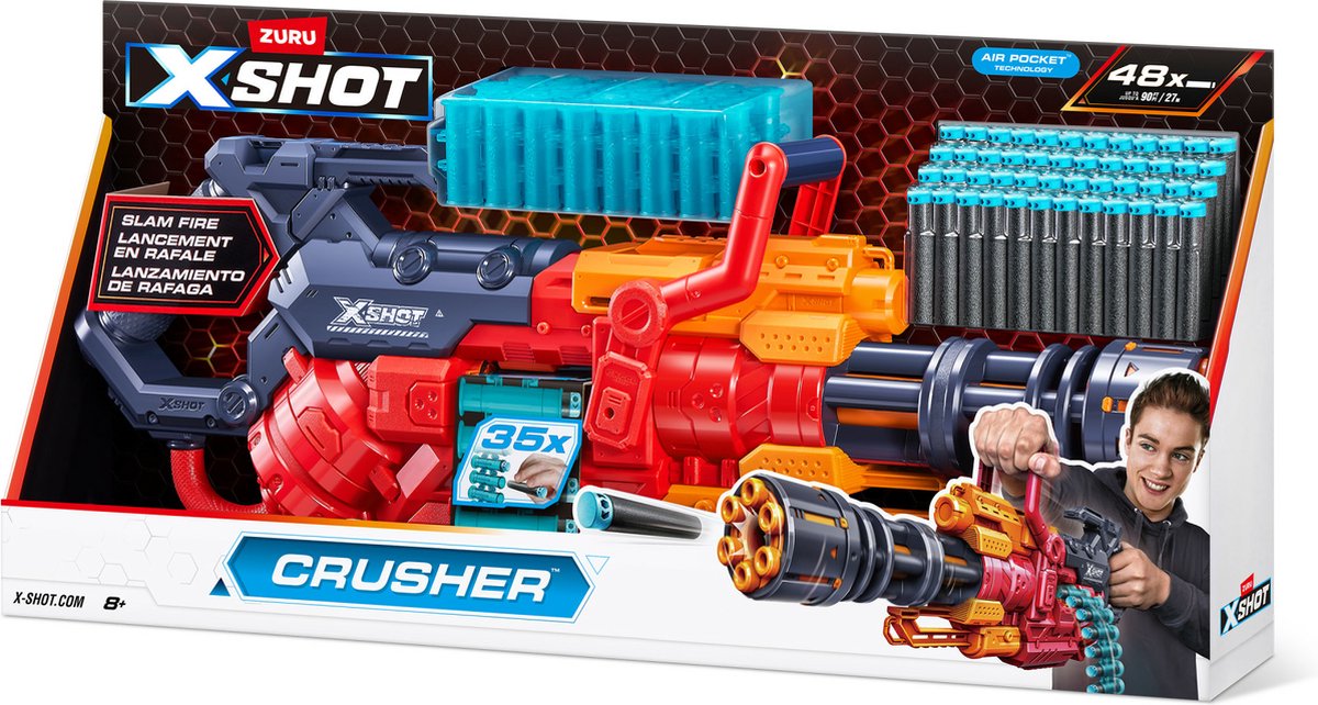 XSHOT Excel Crusher met 48 Darts van ZURU - speelgoedblaster — afbeelding 4