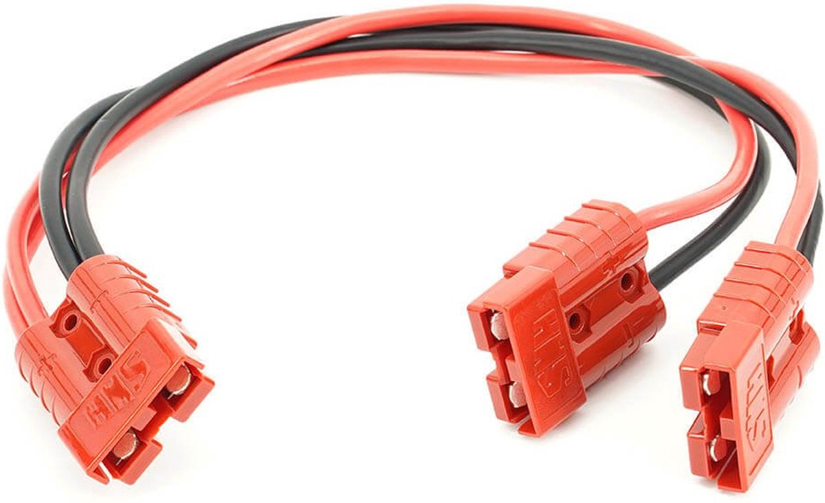 Evion Kabel - Anderson naar Dubbele Anderson Split - Accukabelsplitter - Tot 50A