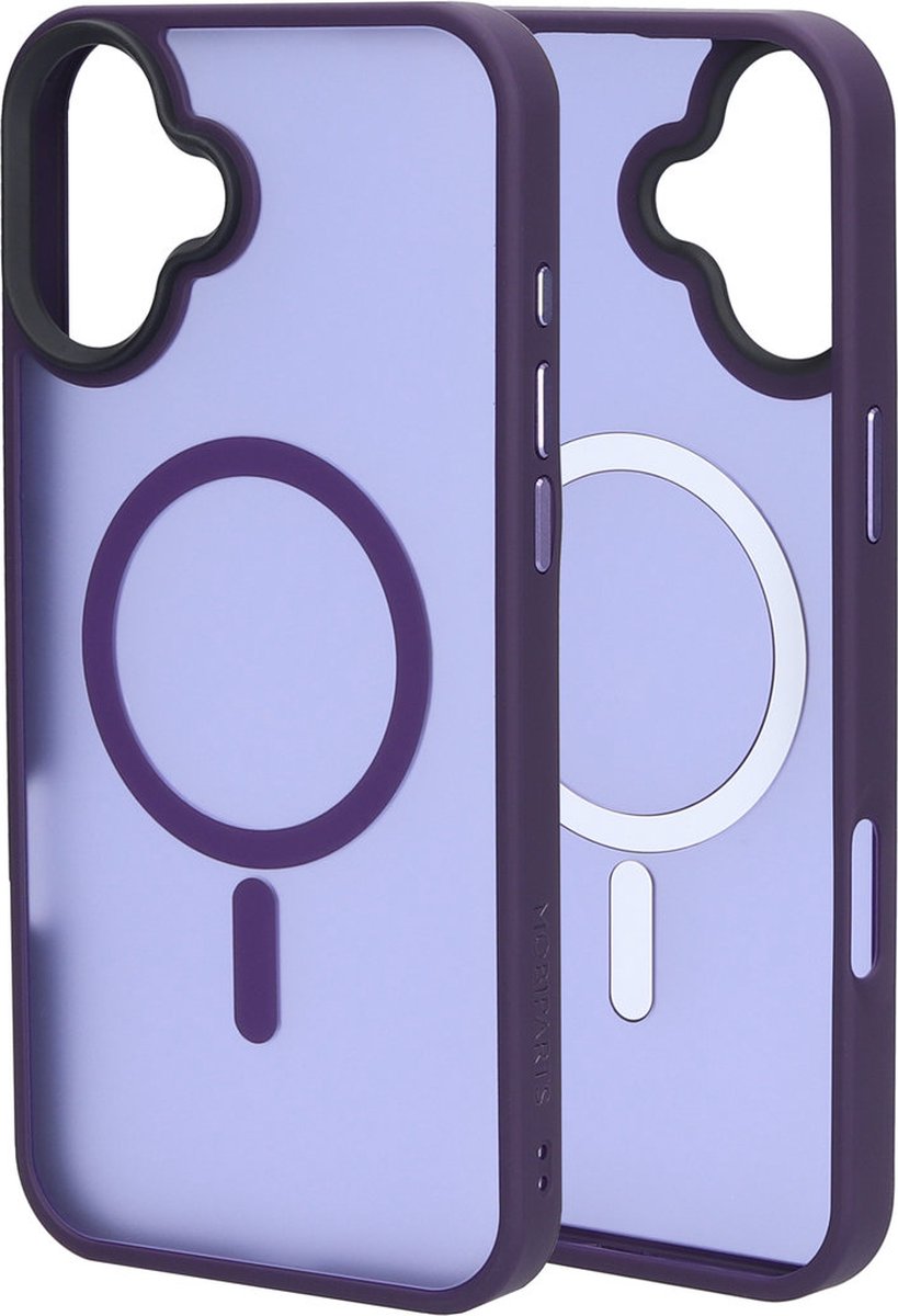 Mobiparts hoesje geschikt voor Apple iPhone 16 Plus - Hardcover - MagSafe - Paars