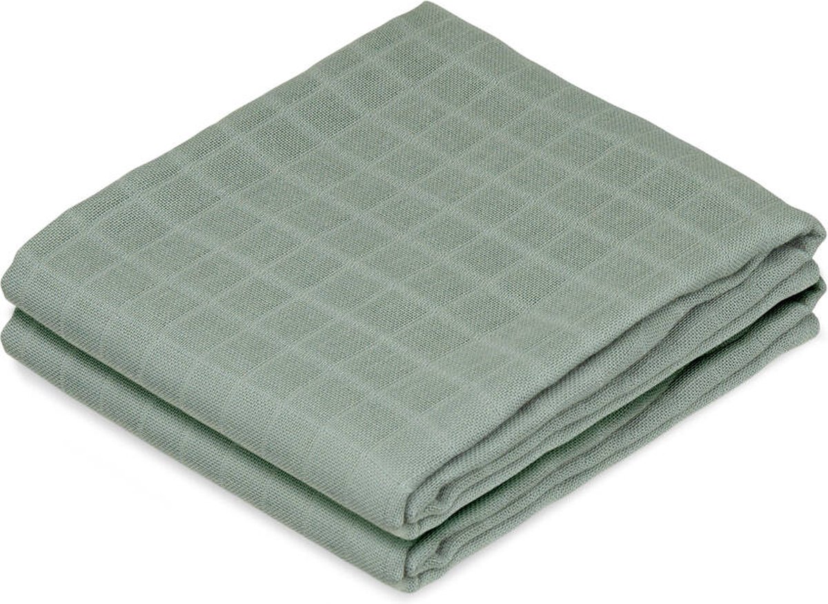 Goedkoopste Cam Cam hydrofiele doeken set van twee 70x70 - ivy green/groen