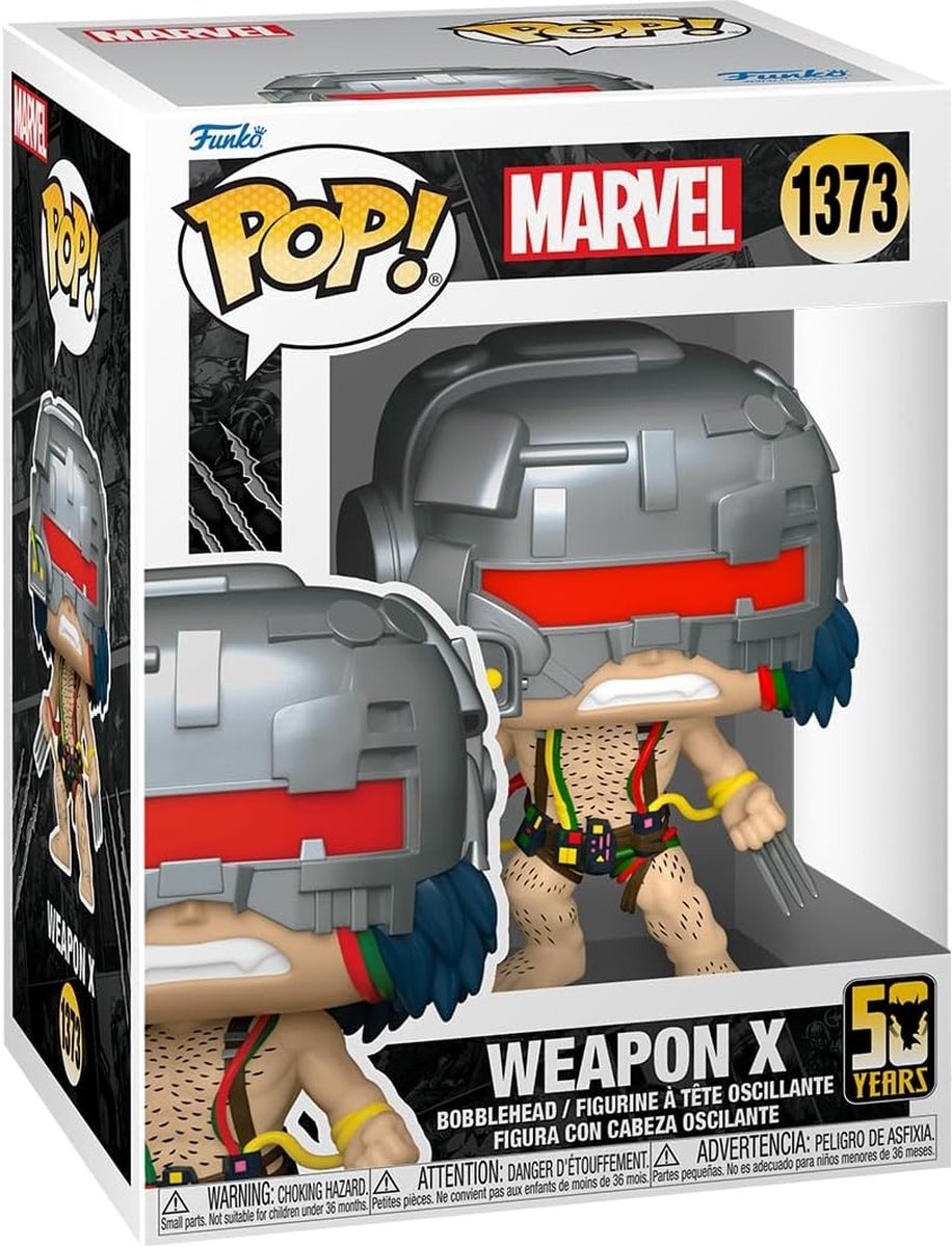 Funko Pop marvel: wolverine 50th - weapon x - pop #1373