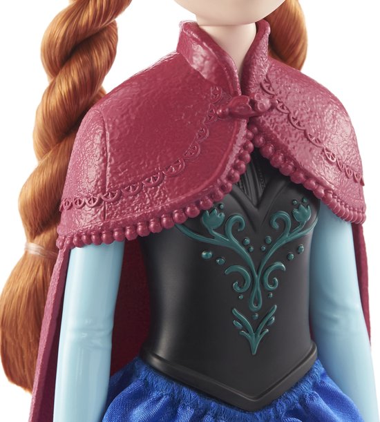 Disney Frozen Anna Standard Fashion Doll, Modepop, Vrouw, 3 jaar, Jongen/meisje, 323,9 mm, 115 g van Disney — afbeelding 5