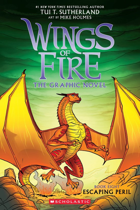 Wings of Fire- Escaping Peril (Wings of Fire #8) - cover