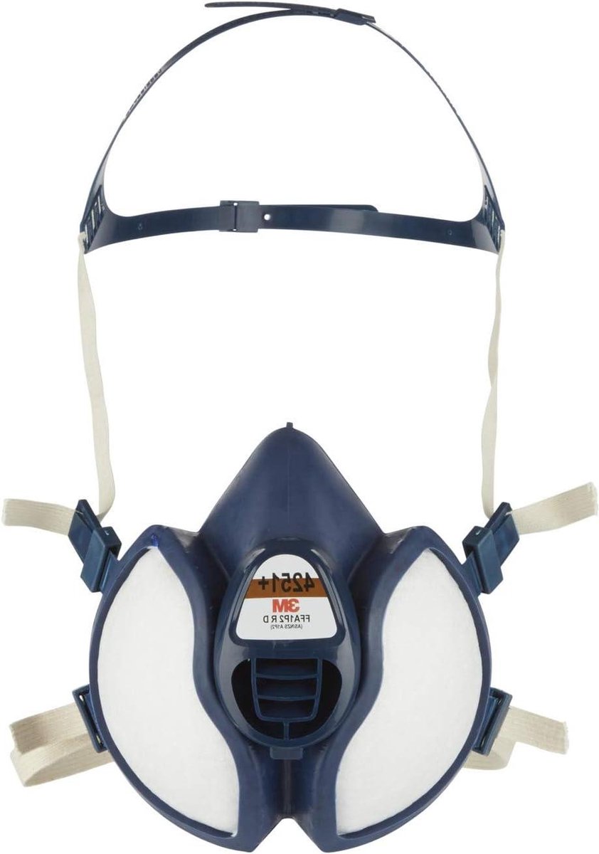 Adembeschermingsmasker 4251+ A1P2 halfmasker verfspuitwerkzaamheden - verpakking 1 - ademhalingsbescherming - verfspuitmasker