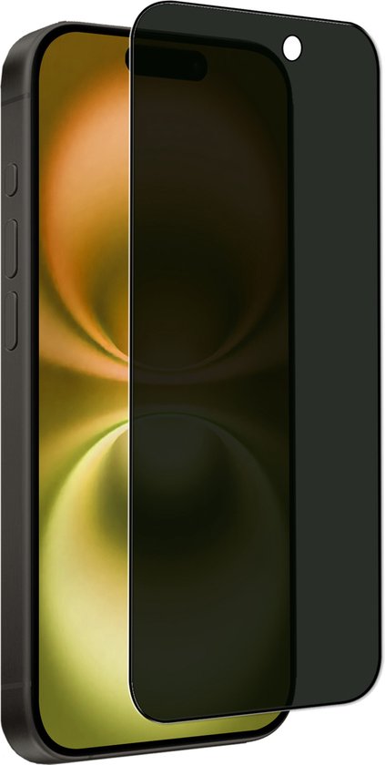 Screenprotector - Geschikt voor - iPhone 16 - Privacy Screenprotector Bescherm Glas - Privacy Screenprotector Geschikt voor iPhone 16 Screenprotector Glas