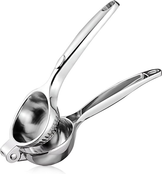 PROKING Robuuste Citroenpers - Limoenpers - Handmatige Pers - Lemon squeezer - Citrusknijper - Fruitpers - Sinaasappelpers - Zilver van Merkloos — afbeelding 5
