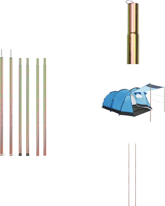 Gimisgu Telescoopstang voor tenten, 4 stuks verstelbare tentstokken Gimisgu Telescoopstang voor tenten, 4 stuks verstelbare tentstokken
