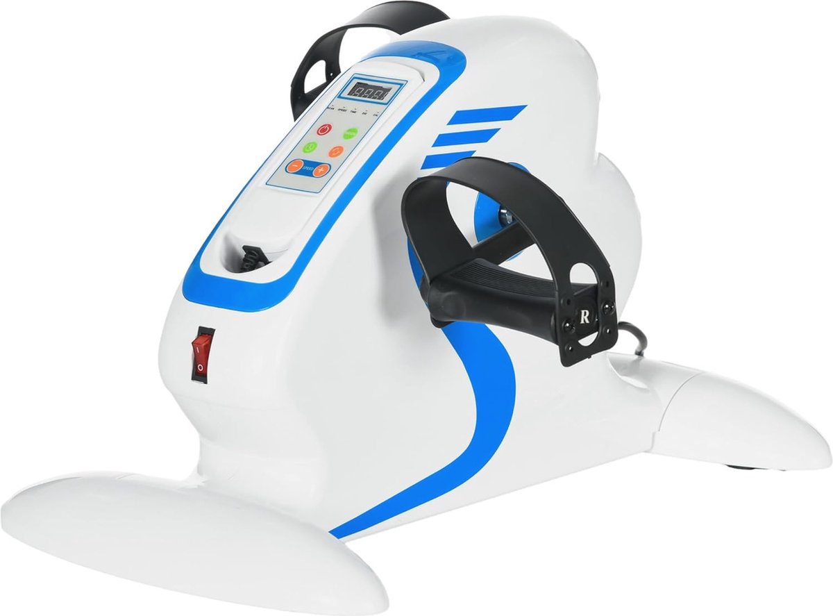 Mini hometrainer met 12 snelheden en LCD-display - voor benen en armen
