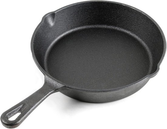 Navaris Gietijzeren Koekenpan - Ronde Skillet - 30 Cm - Geschikt Voor Alle Warmtebronnen Ovenbestendig Tot 260c Navaris Gietijzeren Koekenpan - Ronde Skillet - 30 Cm - Geschikt Voor Alle Warmtebronnen Ovenbestendig Tot 260c