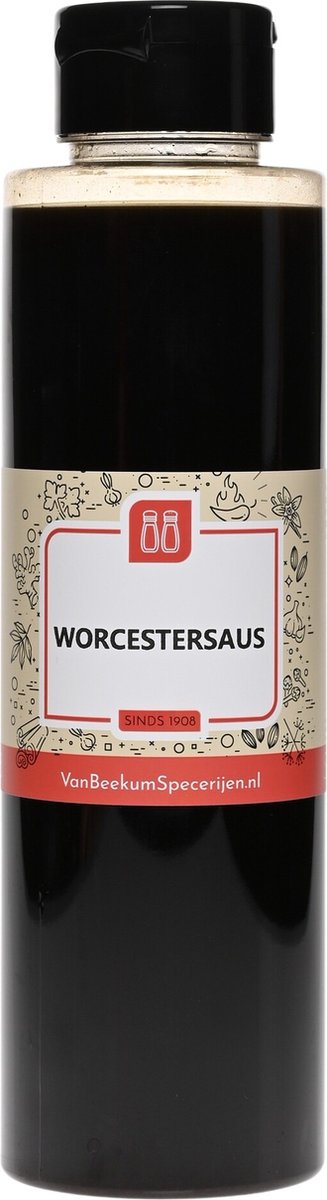 Van Beekum Specerijen - Worcestersaus - Knijpfles 500 ml