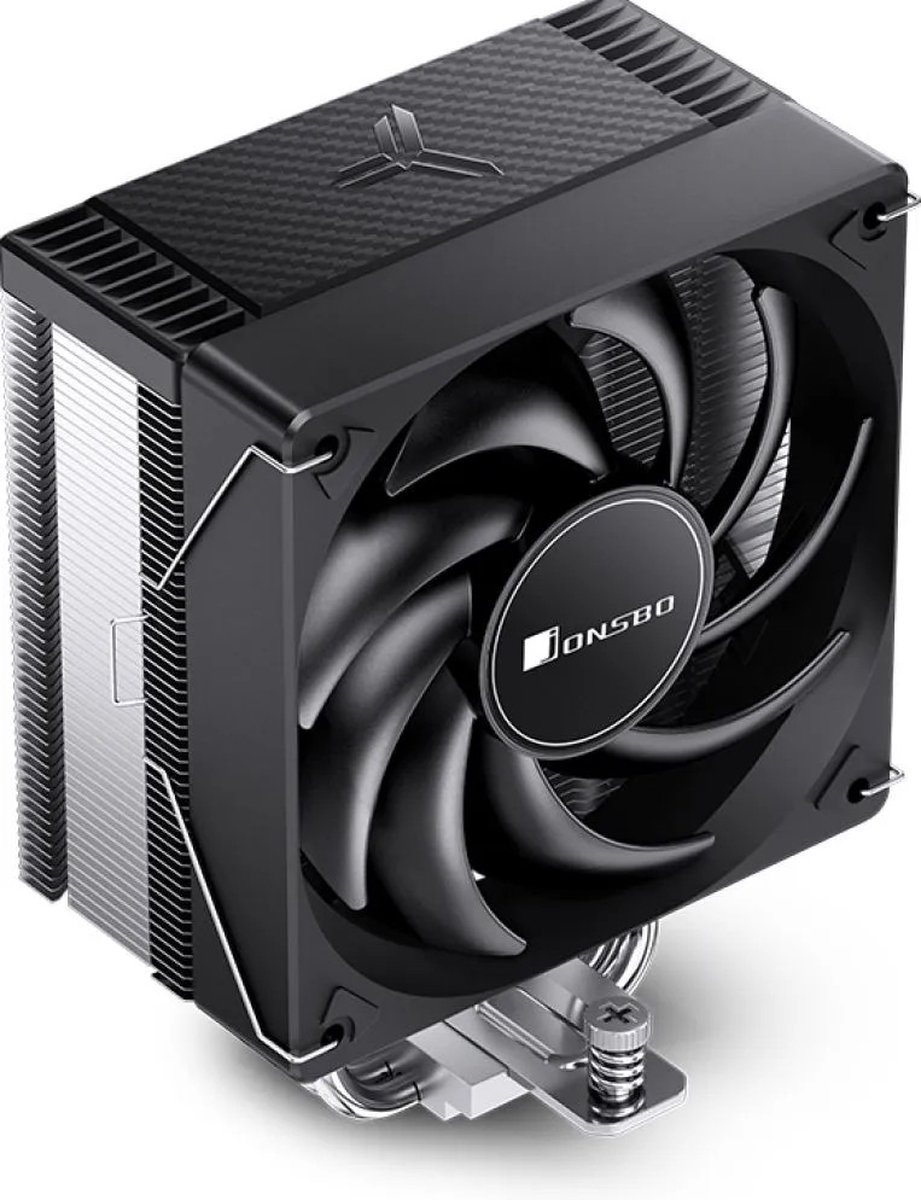 Jonsbo CR-1000 EVO - Koeler voor processor 600 - 1500 omw/min. - 22 - 32 dBA - voor LGA 1700 - AMD AM5 AM4 - 4-pins PWM - aluminium koper - zwart