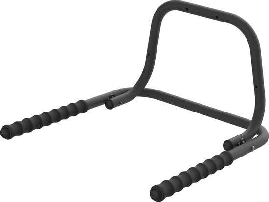 Fiets wandhouder - hout en aluminium - plank - wit - S-RACK