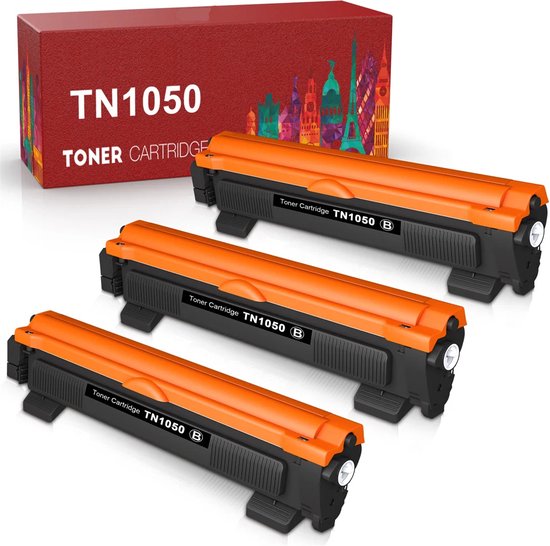 Foto: 3 pack brother tn 1050 tn 1030 huismerk toners 3 000 pagina s geschikt voor hl 1112 hl 1110 dcp 1610w dcp 1612w hl 1210w dcp 1510 dcp 1510 hl 1212w hl 1110r hl 1110r dcp 1510e dcp 1510r hl 1112r hl 1112e hl 1110e mfc 1810 mfc 1910w dcp 1510e