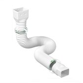 Regengoot Downspout Extensions, Flexibele No Dig Low Profile Catch Basin Downspout Extension Kit, Catch Basin Low Profile Downspout Extender