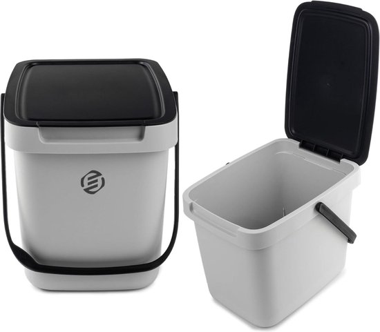 Blumtal Conteneur Bouteilles Consigne 100L - Organisateur Bambou Avec Sac Étanché Noir