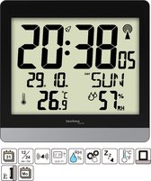 Digitale radiogestuurde wandklok / tafelklok - Thermometer / Hygrometer - Datum - snooze functie Technoline WS 8014