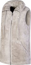 BJØRNSON Syrin Coral Fleece Bodywarmer Dames Zacht / 4 seizoenen - Maat 44 - Beige