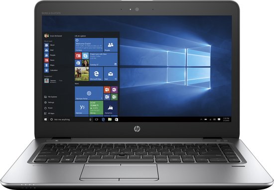 HP EliteBook 840 G4 Intel® Core™ i7 i7-7500U Laptop 35,6 cm (14") Full HD 8 GB DDR4-SDRAM 256 GB SSD Wi-Fi 5 (802.11ac) Windows 10 Pro Zilver - HP - Hoofdafbeelding