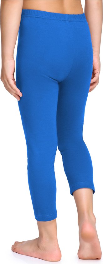 Merry Style Meisjes Leggings - Sport - Vrijetijdsbroek - Capri - Katoen - MS-MS10-226-LE - Kobalt - 128