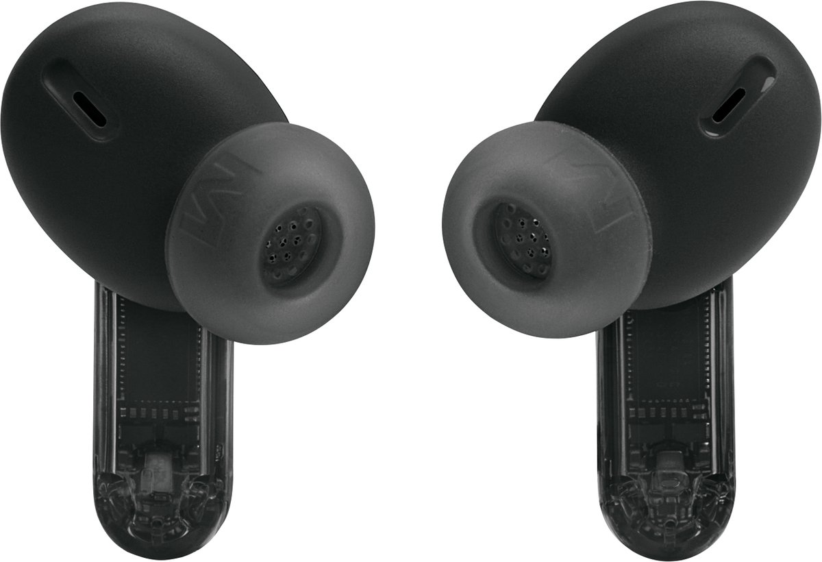 JBL Tune Beam 2 - Noise Cancelling Oordopjes - Oortjes Draadloos - Bluetooth - In-ear True Wireless - 48 uur speeltijd - IP54 - Ghost Black thumbnail 2