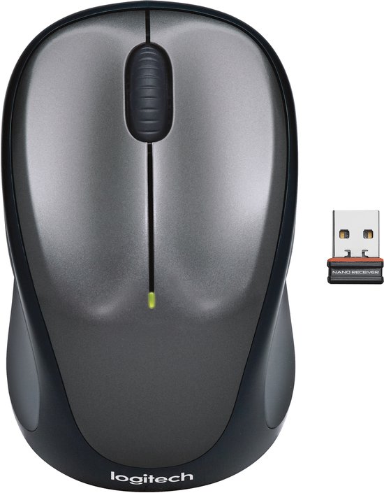Logitech M235 - Draadloze Muis - Grijs