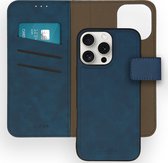 imoshion Hoesje Geschikt voor iPhone 16 Pro Max Hoesje Met Pasjeshouder - imoshion Uitneembare 2-in-1 Luxe Bookcase - Blauw