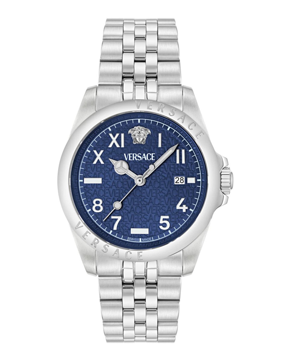 Versace Anteo VE9H00324 Horloge - Staal - Zilverkleurig - Ø 41 mm