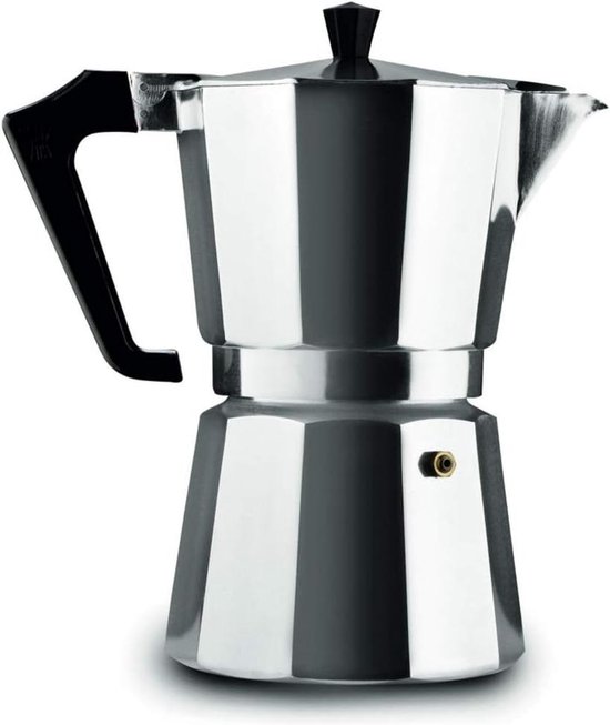 Roestvrijstalen Moka Pot 300ml/6 Kop Kookplaat Espresso Maker Koffiepot