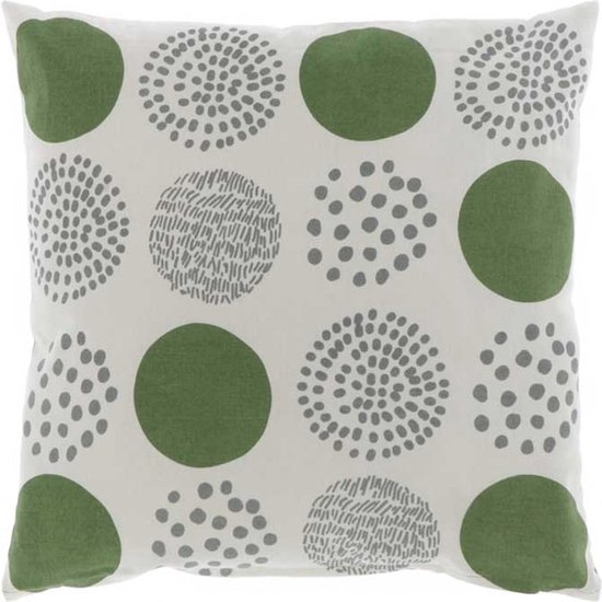 Une Unique Living | Coussin Ties 45x45cm pesto | Coussin salon ou chambre