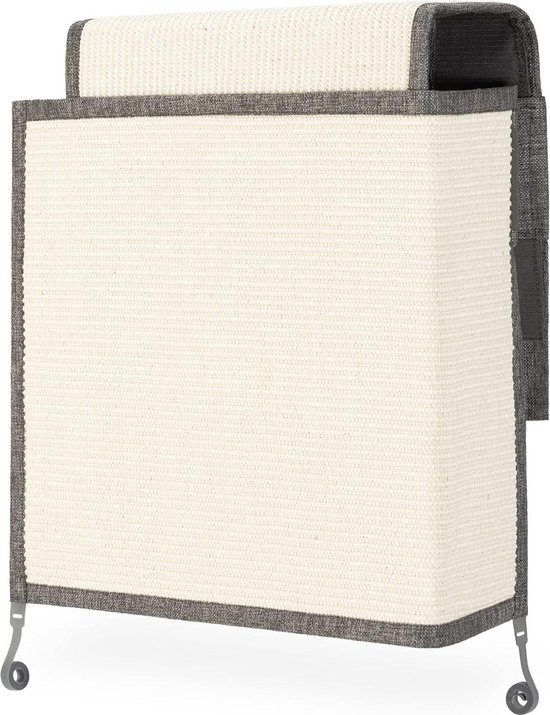 Krabmat voor katten, 30 x 100 cm, zelfklevende krabmatten voor katten,zelfklevende krabpaal voor katten, klimkat, bescherming voor bank en tapijt, voor muur en hoek, beschermt tapijten en banken