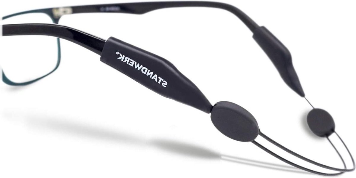 Yesaler Lot De 6 Cordons Pour Lunettes Réglables - Noir - Anti-Glisse