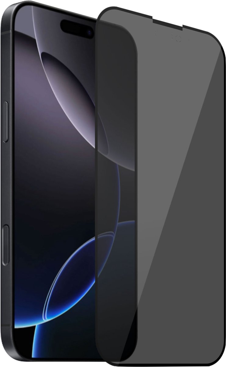 Geschikt voor Apple iPhone 16 Pro - Privacy Screenprotector - Beschermglas - Privé GuardCover