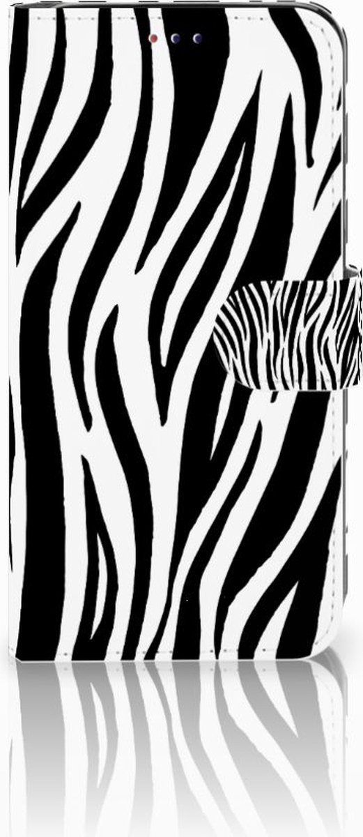 Samsung Galaxy A10 Telefoonhoesje met Pasjes Zebra