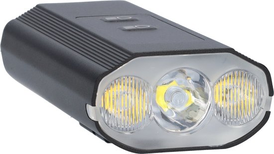 Fietslamp - Fiets verlichting - Voorlicht - Fietslicht - Fietslampje - Met lampenhouder - USB-C oplaadbaar - Verstelbaar - Verschillende standen - Zaklamp - Multifunctioneel - Zwart — afbeelding 4