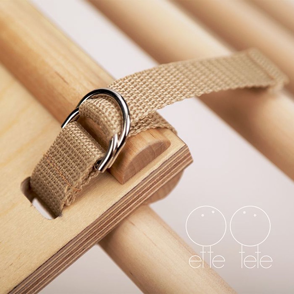 Ette Tete Houten klimrek Mopitri met glijbaan — afbeelding 7
