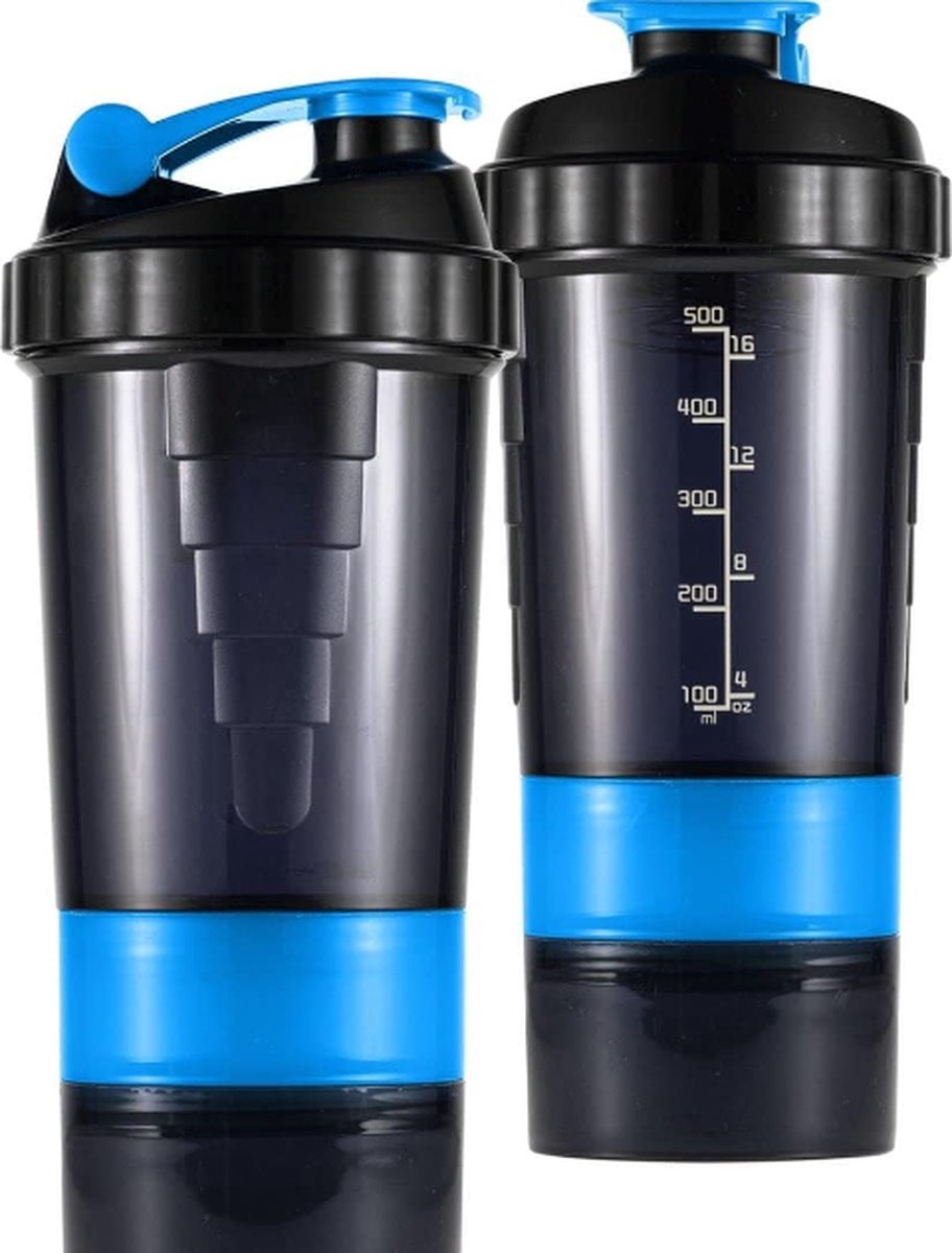 Shakebeker - Proteïne en Eiwit Shaker & - Shake beker - BPA Vrij - Shaker