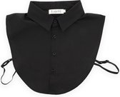 Lajetti - Herenkraag Overhemd Kraag Zwart - Los Kraagje voor Mannen L/XL