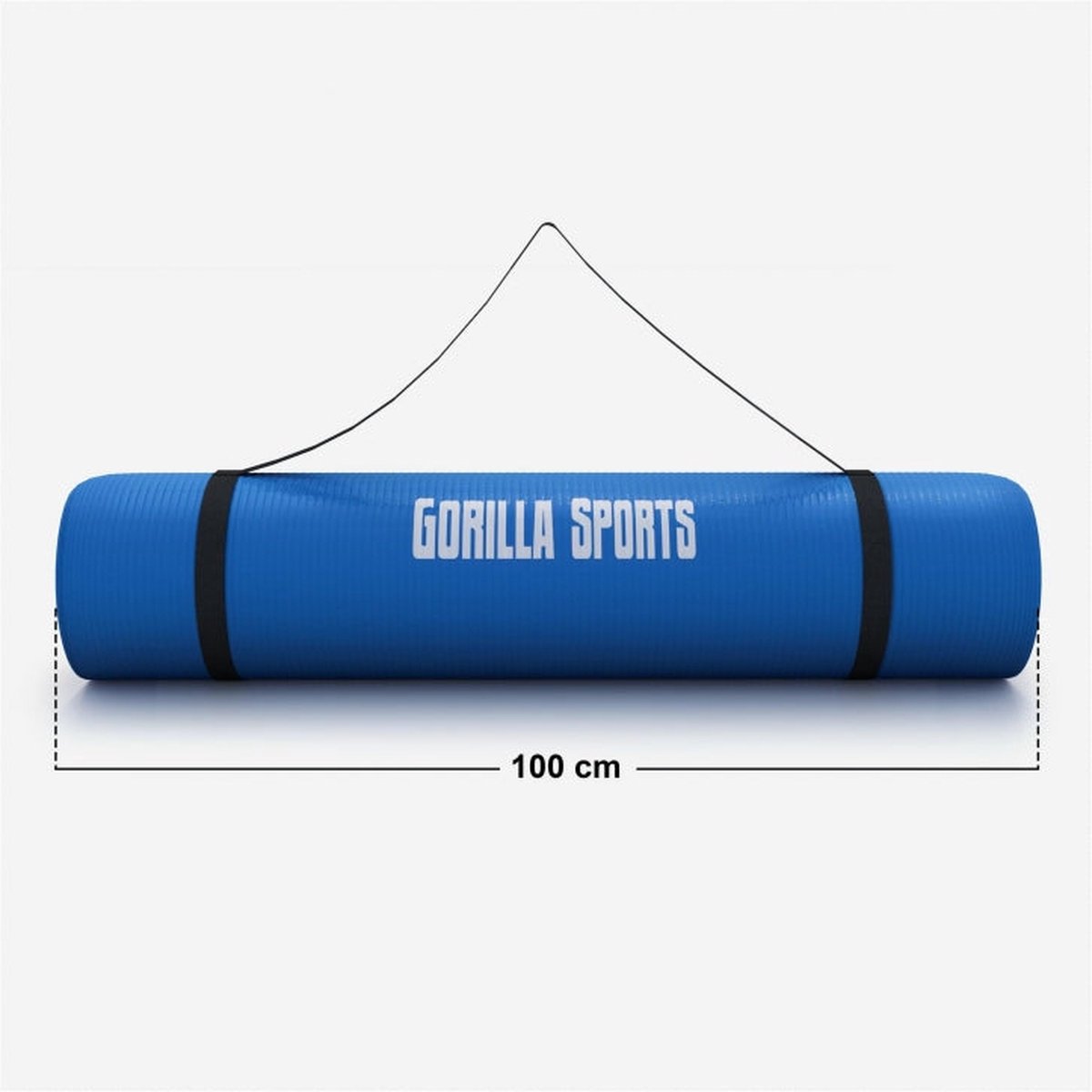 Gorilla Sports Yogamat Deluxe Royal Blue 190 x 100 x 1,5 cm thumbnail 5