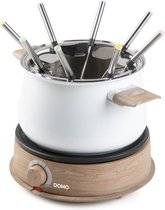 Bol.com DOMO DO736F Fonduepan - 2 l - 8 personen - 1500W - Houten afwerking aanbieding