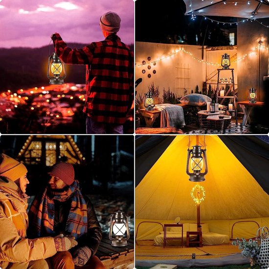 ACMHNC LED Lanterns Battery Lantern Vintage Rechargeable
