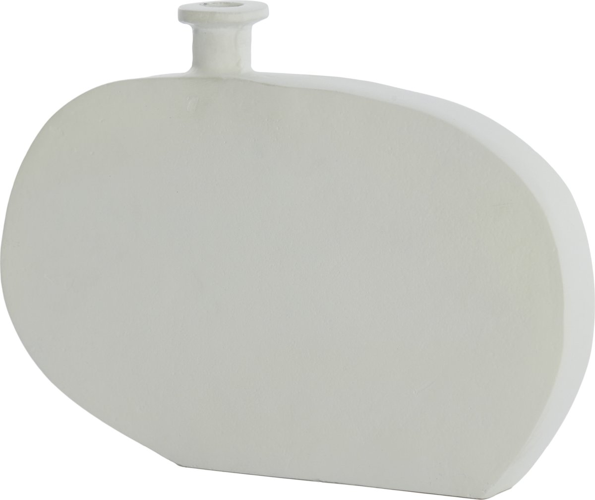 Light&living Vaas deco 32x3,5x30 cm OBIDA crème