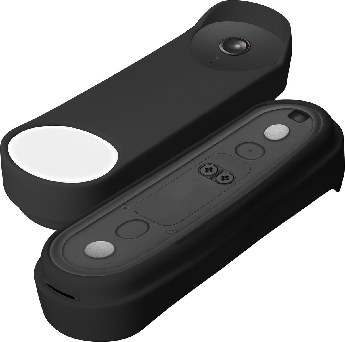 kwmobile hoes voor video deurbel - geschikt voor Google Nest Doorbell - Siliconen case ter bescherming - In zwart – foto 6